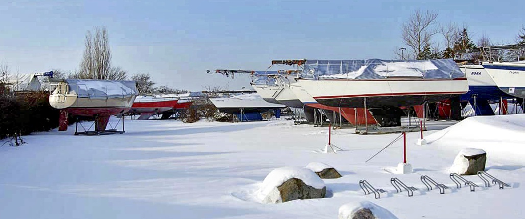 Marina Großenbrode - Winterlagerplätze im Freilager
